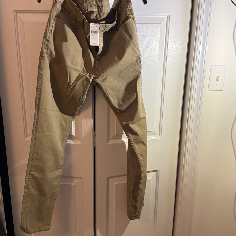 American Eagle Outfitters Men's Skinny Jeans - Khaki